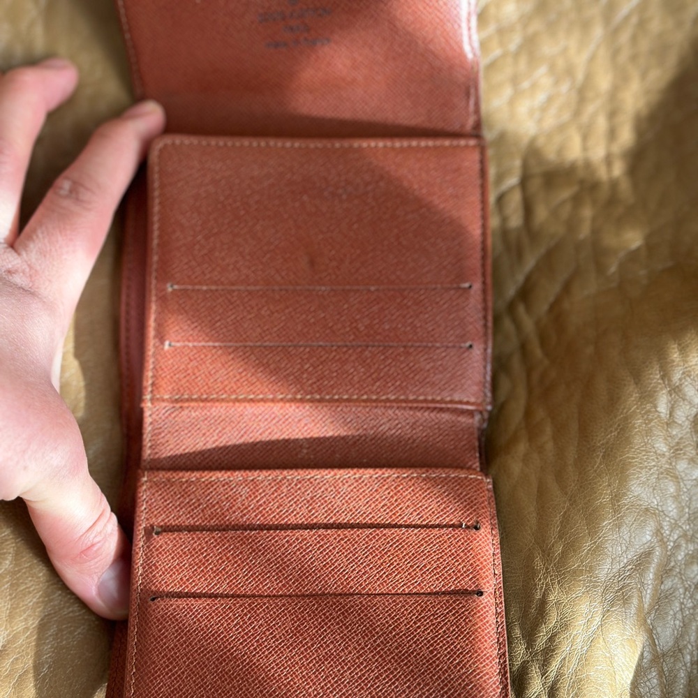 Elise Double Monogram Canvas Wallet - image 3